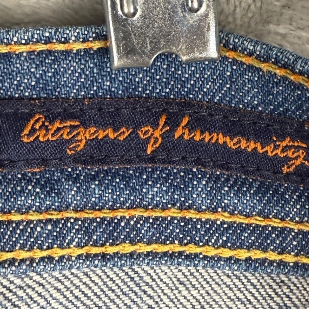 Citizens‎ of Humanity Jeans Size 29 Flare Bootcut Blue Denim Made in USA - Picture 8 of 8
